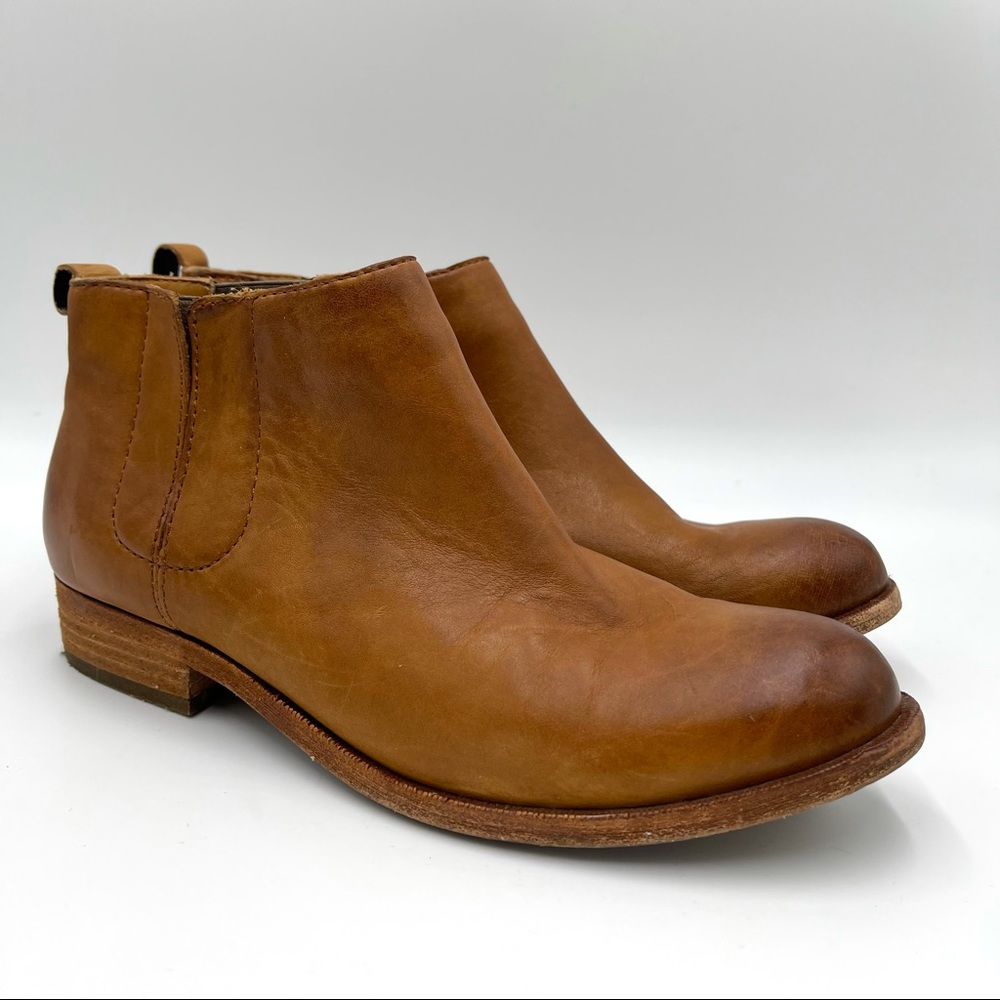 Kork-Ease Velma brown leather booties 9